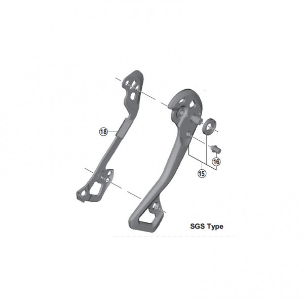 Shimano Portapoleas Ext.cambio M9050 Gs