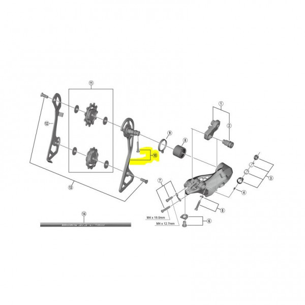 Shimano Portapoleas Ext.cambio Rd-r8000 Gs
