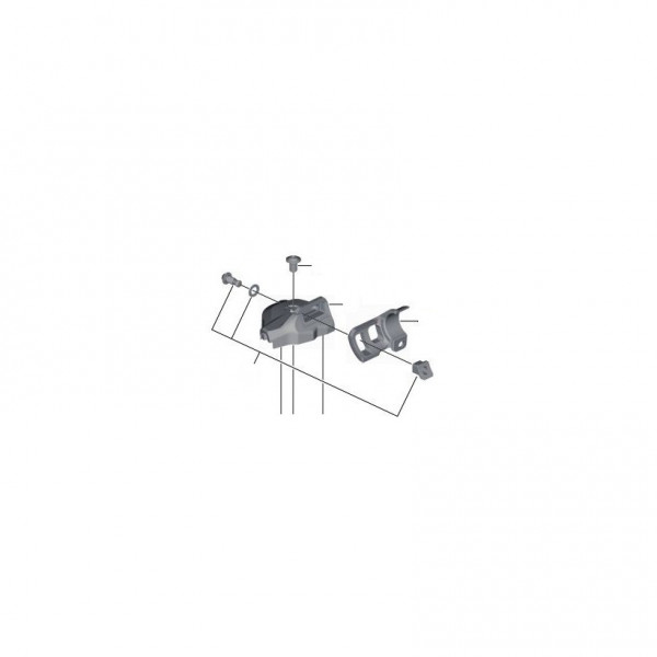 Shimano Couvercle de poignée gauche Sl-m8000 I-spec-ii