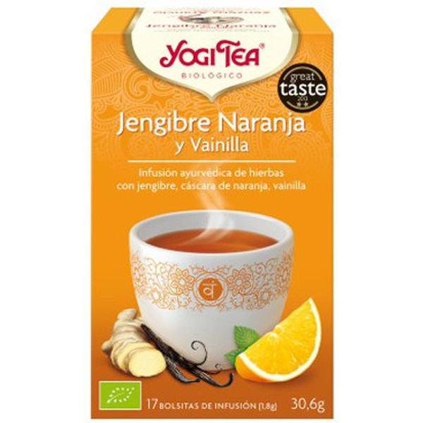Yogi Tea Yogi Gingembre/Vanille/Orange 2 Gr X 17 Sachets