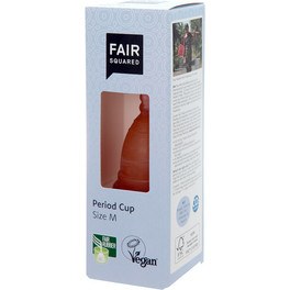 Fair Squared Menstruatie Cup Latex 100% Natuurlijk Fsc Maat M 13 Ml