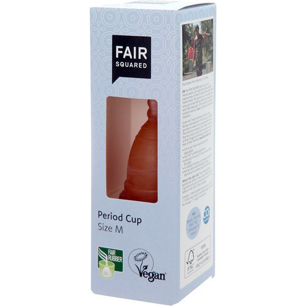 Fair Squared Coppetta Mestruale Lattice 100% Naturale Fsc Taglia M 13 Ml