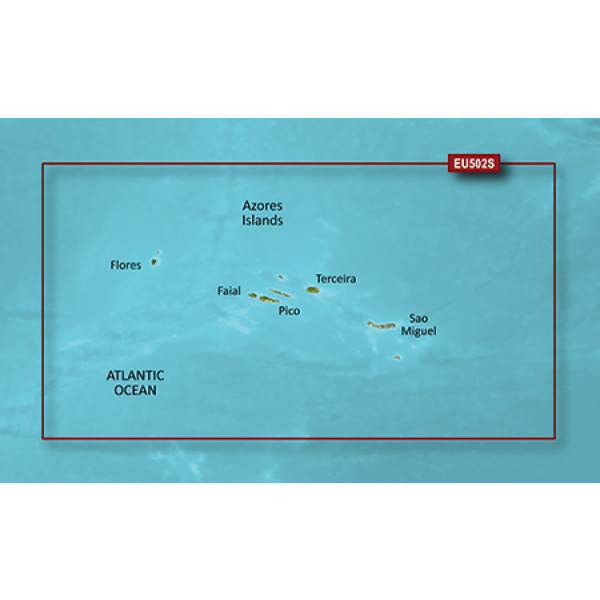 Garmin Veu502s-azores Islands