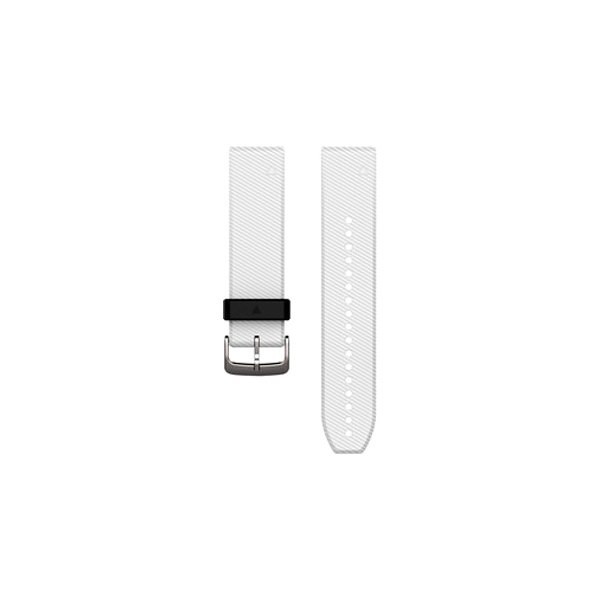 Garmin Quickfit 22 Bracelet de montre en silicone blanc