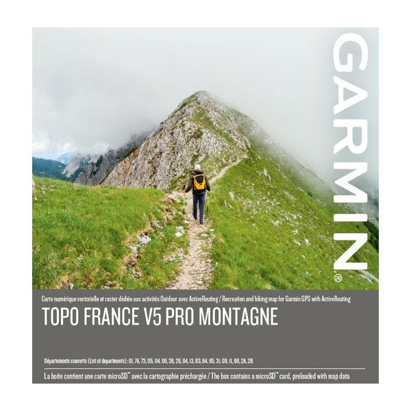 Garmin Tarjeta Microsd-sd: Topo Francia V5 Pro Montagne