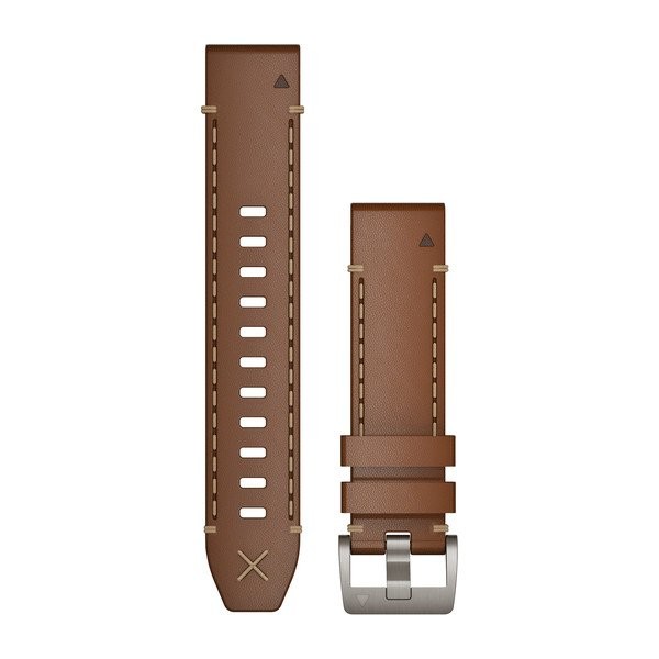 Garmin Quickfit 22 Watch Band Bracelet en cuir italien Vacchetta