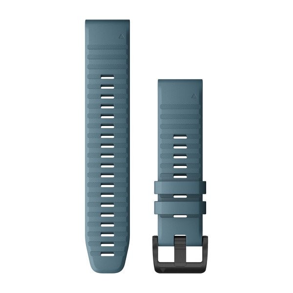 Garmin Quickfit 22 Bracelet de montre en silicone bleu gris