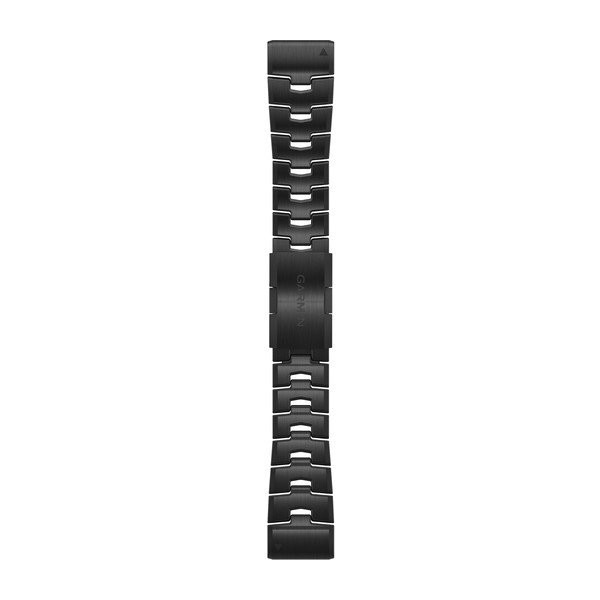 Garmin Quickfit 26 Titanium Watch Band With Ventilation Openings With Dlc Coating Charcoal Grey