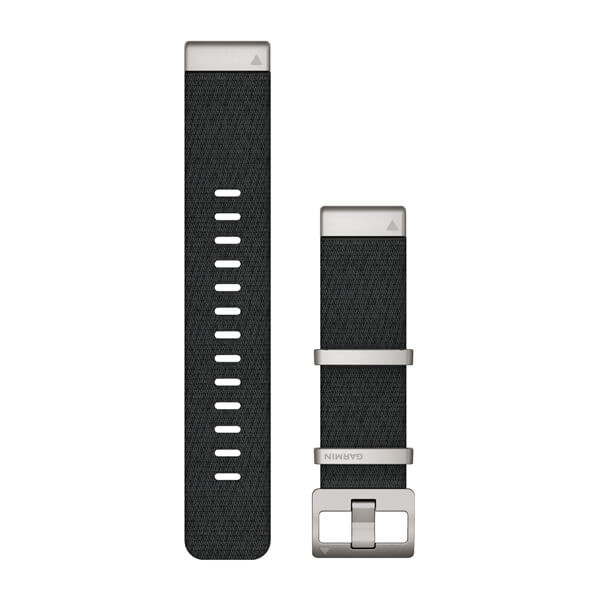 Garmin Quickfit 22 Nylon Jacquard Watch Band Noir