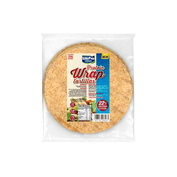 Life Pro Fit Food Protein Wrap Tortillas Proteicas 8x40g