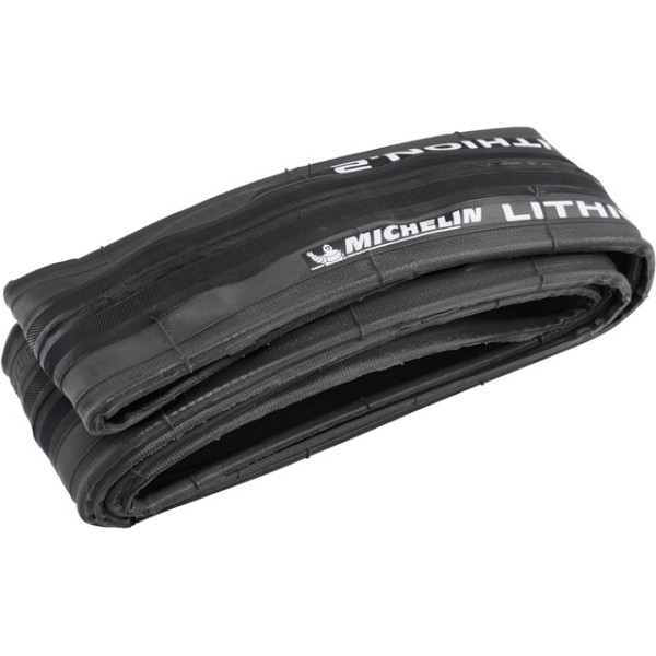 Michelin Pneu Lithion2 700x23c Performance Line Pliant Gris Foncé V3 (23-622)