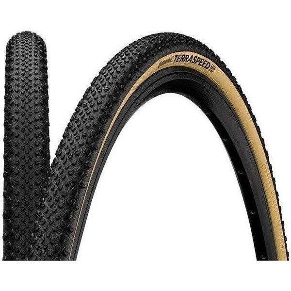 Continental Terra Speed 28x1.35 Protection Blackchili Tubeless vouwband zwart / crème 35-622