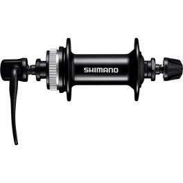 Shimano Front Hub Hb-mt200 Disco Centerlock 32 Furos Liberação Rápida 100 mm Preto
