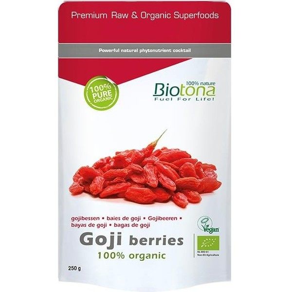 Biotona Bayas De Goji Organic Goji Berries Organic 250 G
