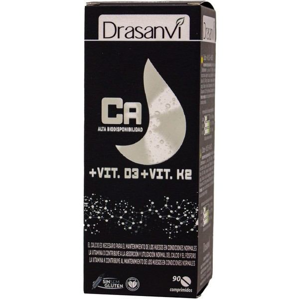 Drasanvi Minéral Calcium Vitamine D3+k2 90 Comp