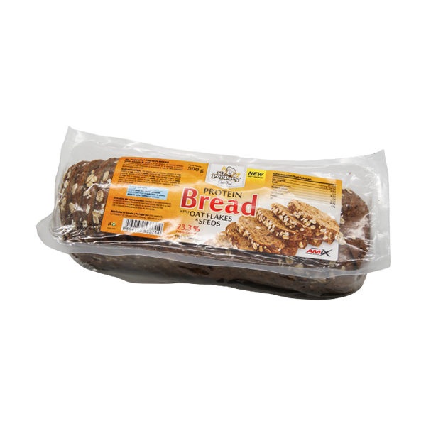 Amix Protein Bread Mr Popper - Pão Proteinado Formato Fatiado 550 gr Proteínas Sem Açúcar