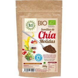 Solnatural Semi di Chia Macinati Biologici 200 G