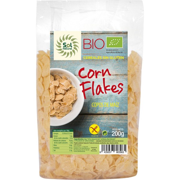 Solnatural Corn Flakes Sans Gluten Bio 200 G