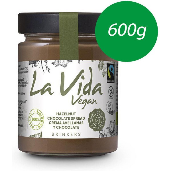 La Vida Vegan Crème Chocolade Av.vegan Vida Vegan 600g