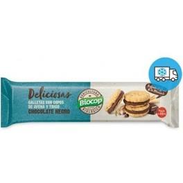 Biocop Deliziosi Biscotti Ripieni Di Cioccolato Nero Biocop 150g