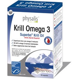 Physalis Krill Oméga 3 30 Gélules