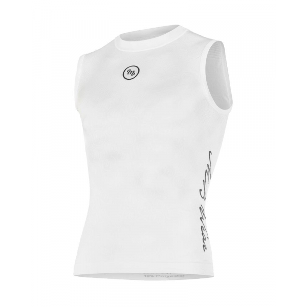 Mb Wear Underwear Freedom Sleeveless Large White/grey