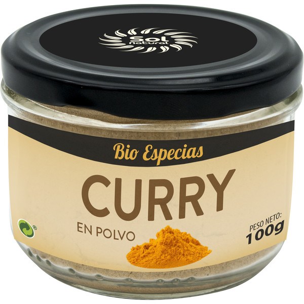 Curry em Pó Solnatural Bio 100 G
