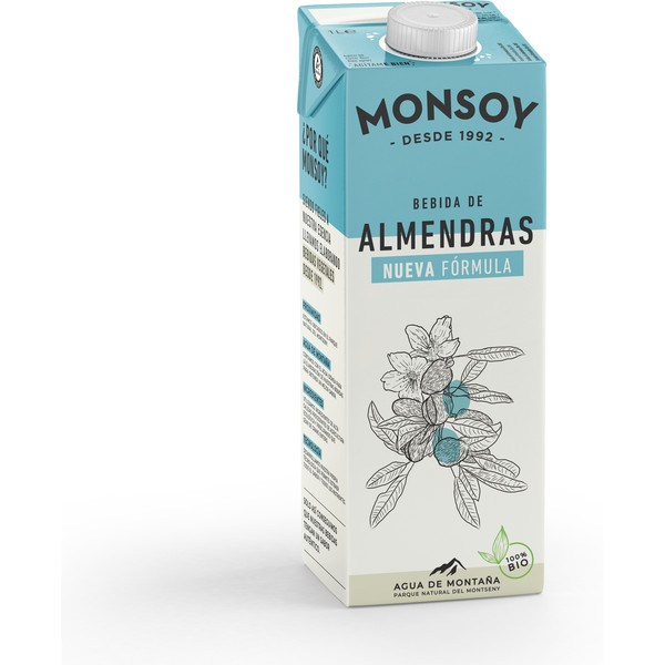 Monsoy Lait d'Amande Bio 1 L