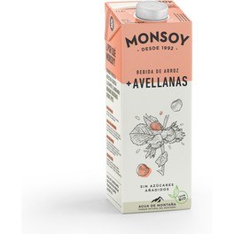 Boisson de Riz Bio Monsoy Aux Noisettes 1 L