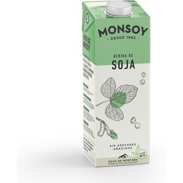 Monsoy Natuurlijke Soja Drink Bio 1 L