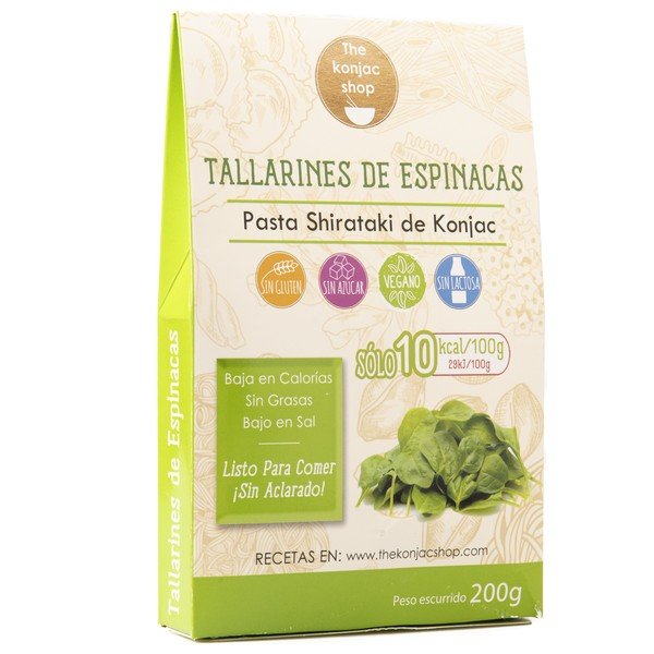 The Konjac Shop Konjac Spinazie Noedels 200 G