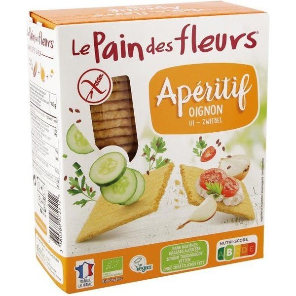 Le Pain Des Fleurs Cracker Oignon Apéritif Le Pain Des Fleurs 150g