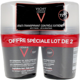 Vichy Deodorant Anti-transpirant 72h Anti-trace Roll-on Lote 2 Piezas Unisex
