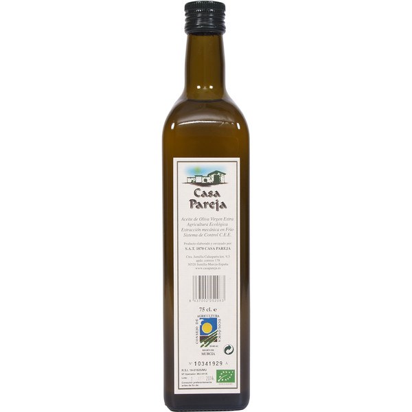 Bottiglia di olio d'oliva Casa Pareja Bio Demeter 750 ml