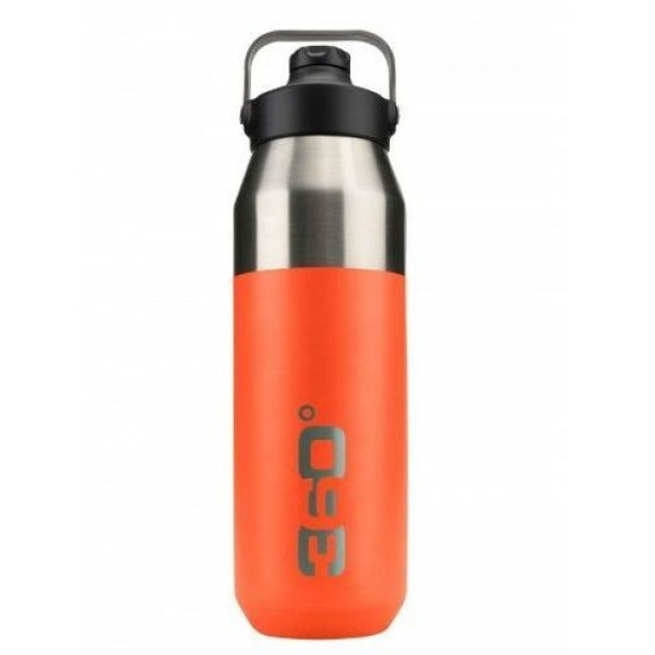 360º Degrees Bidón Aislado Boca Ancha+ Boca Estrecha Con Tapón Magnético 1000 Ml Calabaza