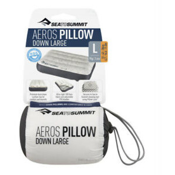 Sea To Summit Oreiller en duvet Aeros L Gris