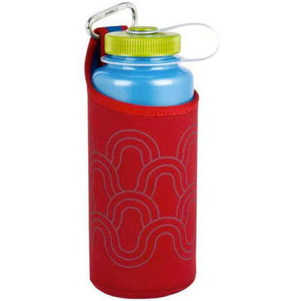 Nalgene Bottle Sleeves Red Neoprene Bottle Sleeve 1l Bottle Sleeve With Carabiner