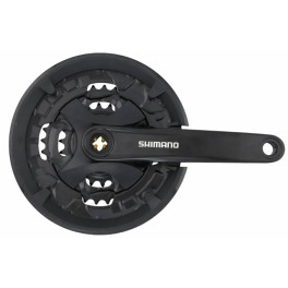 Shimano Juego De Bielas/platos Alivio Fc-mt101 175 Mm 44x32x22d 9v Negro Con Guardacadena/sin Caz.