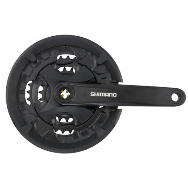 Shimano Pédalier/ Pédalier Alivio Fc-mt101 175 Mm 44x32x22d 9v Noir Avec Garde-Chaîne/No Hunt.