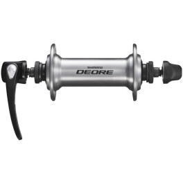 Shimano Buje Delantero Deore Hb-t610 Freno Llanta 36 Agujeros Cierre Rapido 100x108 Mm Plata