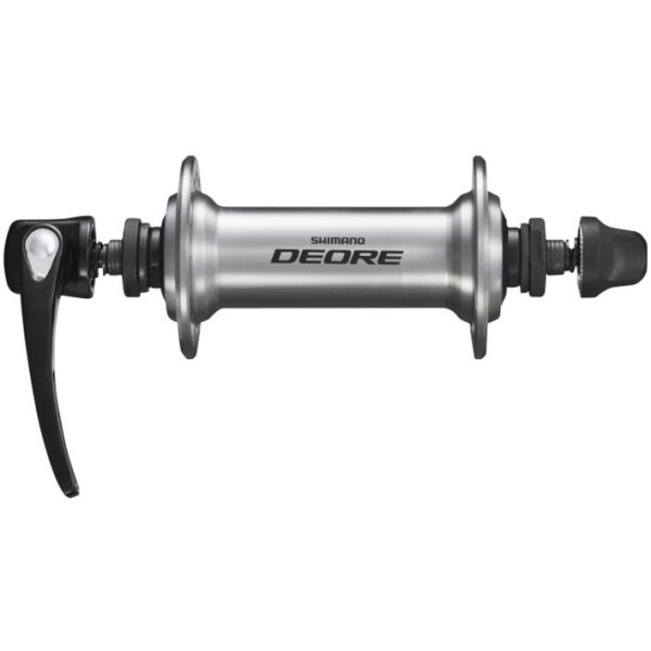 Shimano Buje Delantero Deore Hb-t610 Freno Llanta 36 Agujeros Cierre Rapido 100x108 Mm Plata