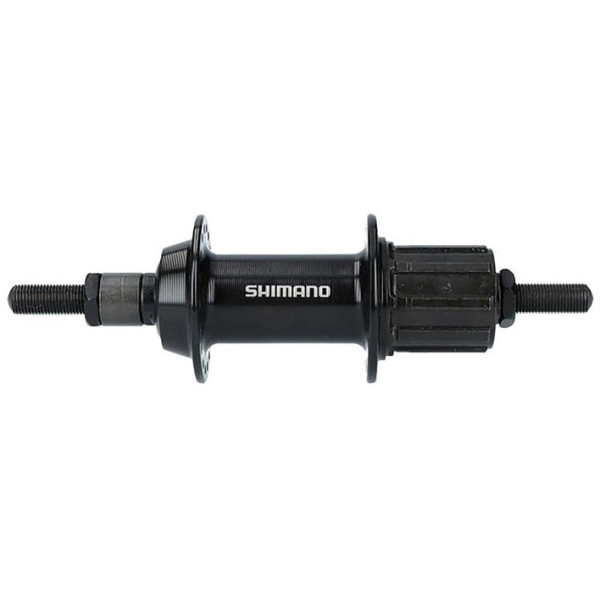 Shimano Nucleo Fh-ty500 Freno Llanta 36 Agujeros Cierre Rapido 135 Mm 7v Negro