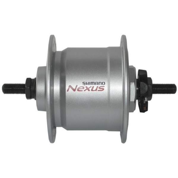 Shimano Buje Delantero Dhc3000 36 Agujeros 100 Mm Eje Completo Plata