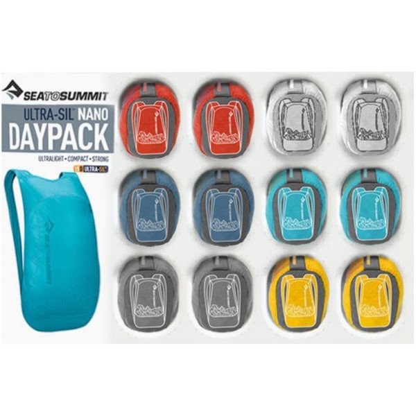 Sac à dos pliable Sea To Summit Ultra-sil Nano Daypack 24 Pieces Loaded Display
