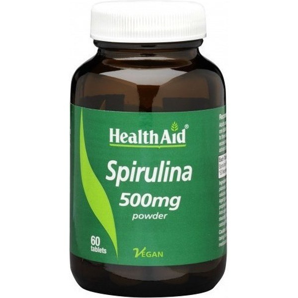 Health Aid Spirulina 500 Mg 60 Comp