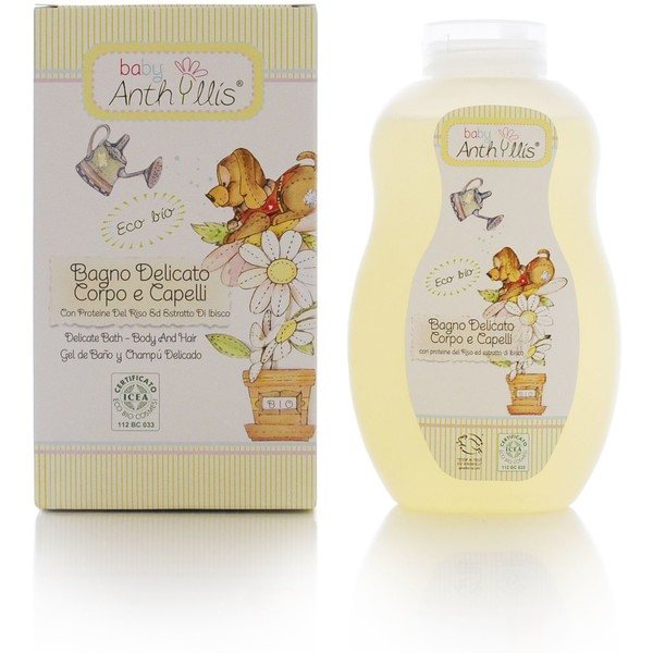 Anthyllis Baby Gel de Banho e Shampoo Delicado Baby Eco 400 ml