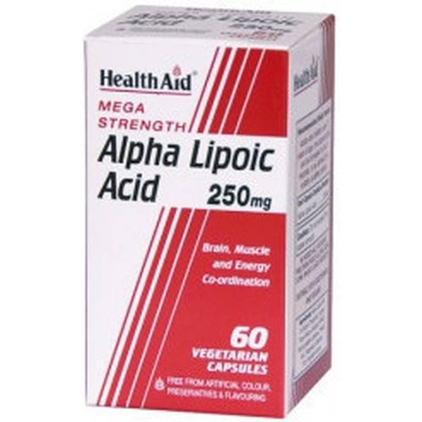 Health Aid Säure Alpha-Liponsäure 250 mg 60 Kapseln