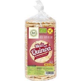 Solnatural Galettes de Maïs au Quinoa Bio Sans Gluten 120 G