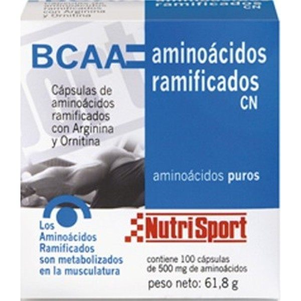 Nutrisport Acides Aminés Ramifiés CN (BCAA) 500 mg x 100 gélules