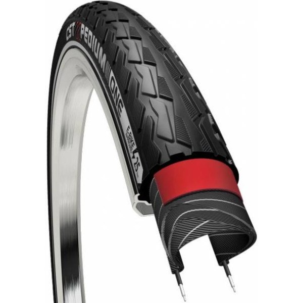 Cst Tyre Xpedium One 28x1 1/8 Rigid Black Reflective (28-622)